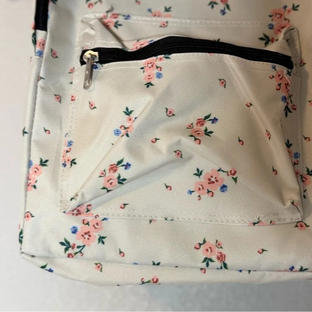 Kids Everest White Floral Backpack